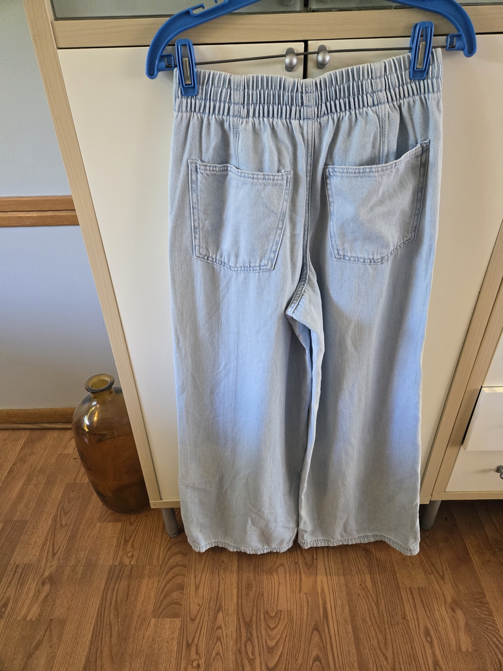 Universal Thread Light Blue Elastic Waist Denim Pants - Picture 5 of 6